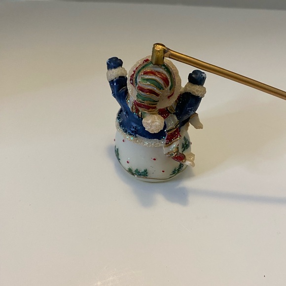 Home interiors and gifts snowman Christmas candle snuffer NWT - Picture 4 of 7